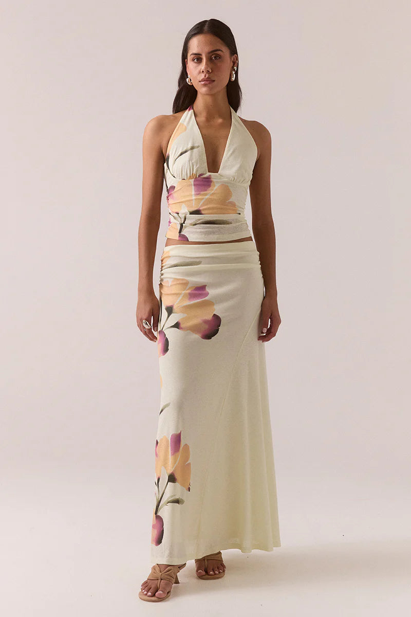 Elysian Collective Sovere Studio Akanni Skirt Golden