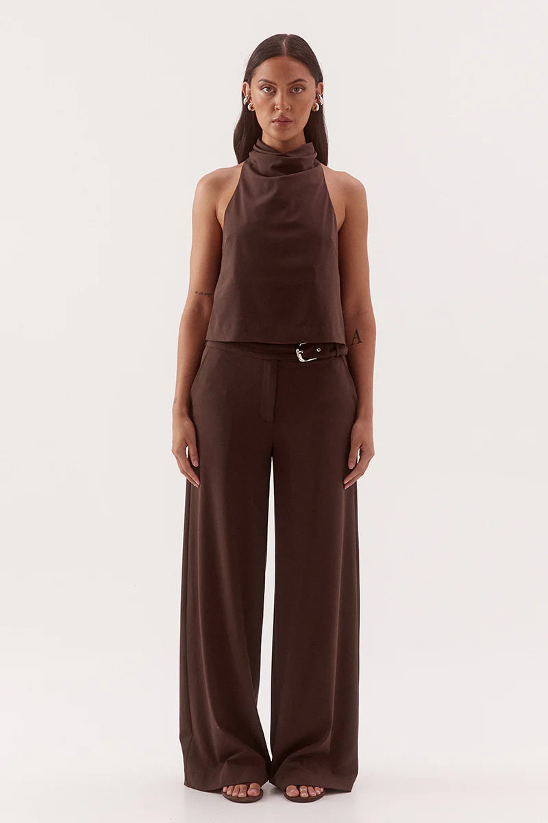 Elysian Collective Sovere Studio Amorey Pant Espresso