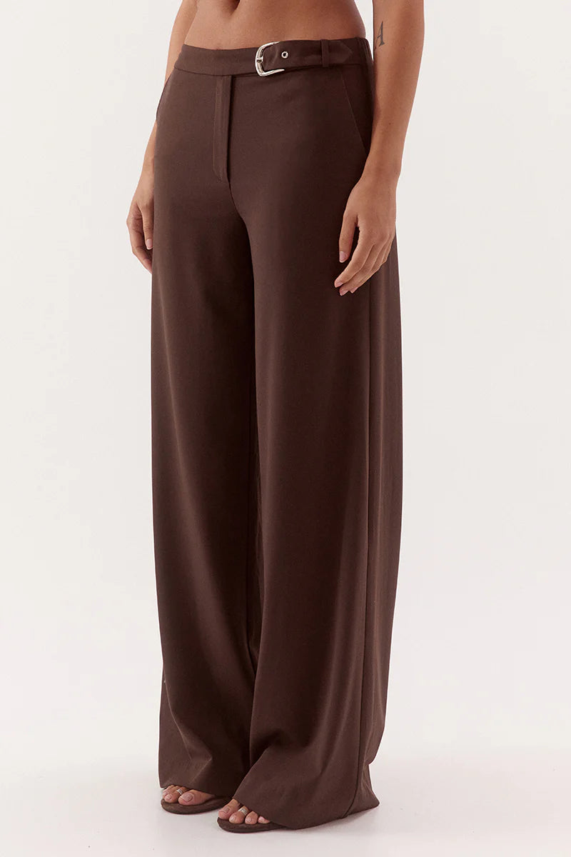 Elysian Collective Sovere Studio Amorey Pant Espresso