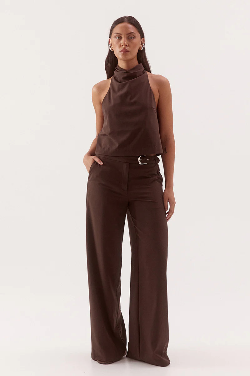 Elysian Collective Sovere Studio Amorey Top Espresso