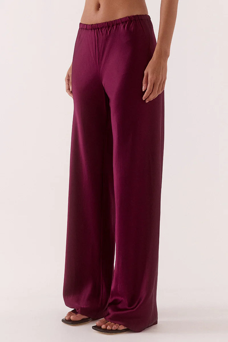 Elysian Collective Sovere Studio Blake Bias Pant Blackberry
