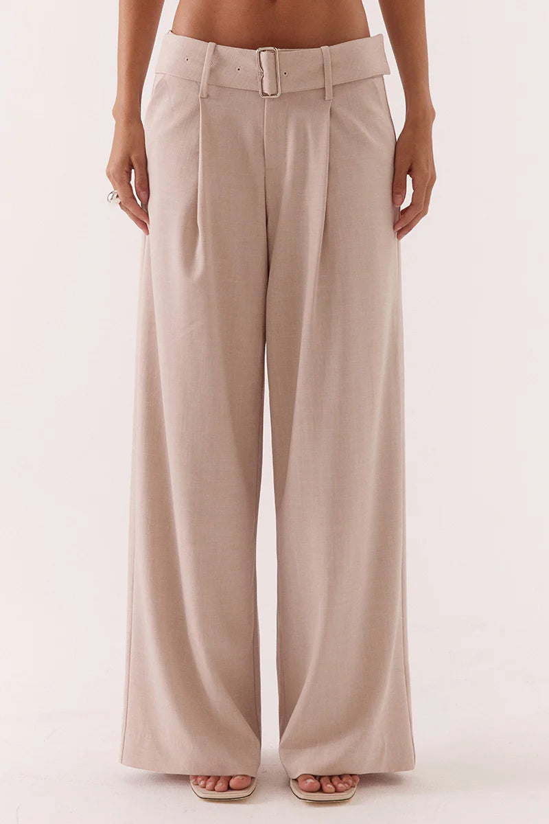 Elysian Collective Sovere Studio Deena Pant  Beige
