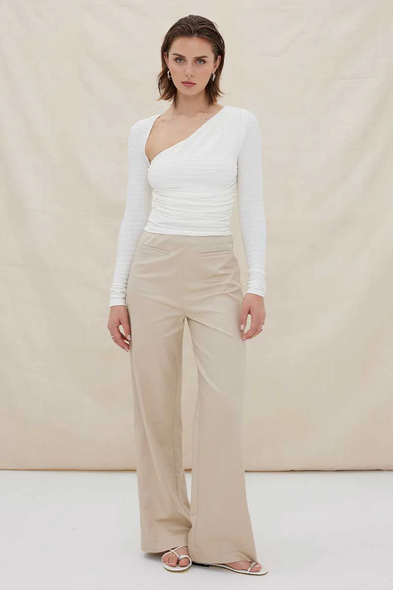 Elysian Collective Sovere Studio Eclipse Top White