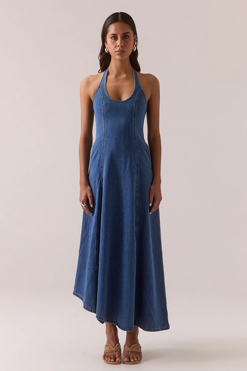 Elysian Collective Sovere Studio Elodie Dress Classic Blue