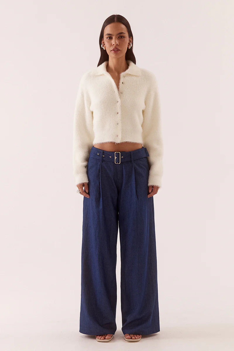 Elysian Collective Sovere Studio Fenna Knit Chalk