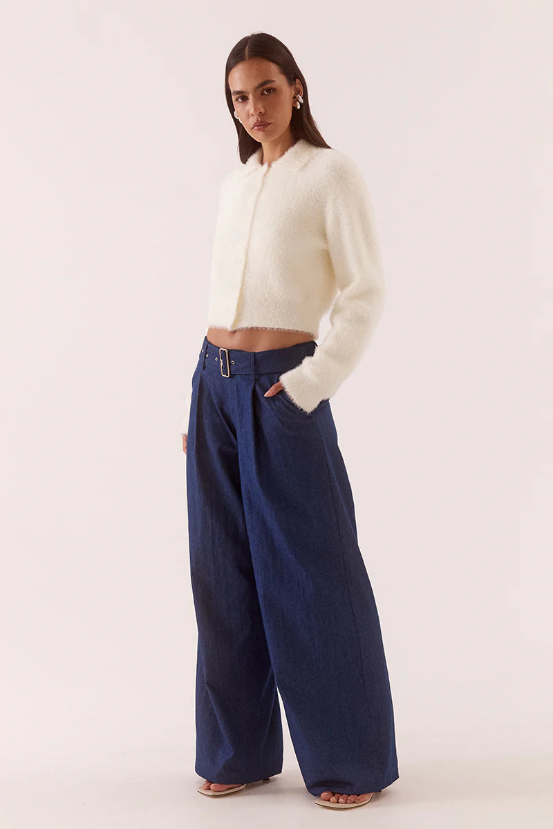 Elysian Collective Sovere Studio Fenna Knit Chalk
