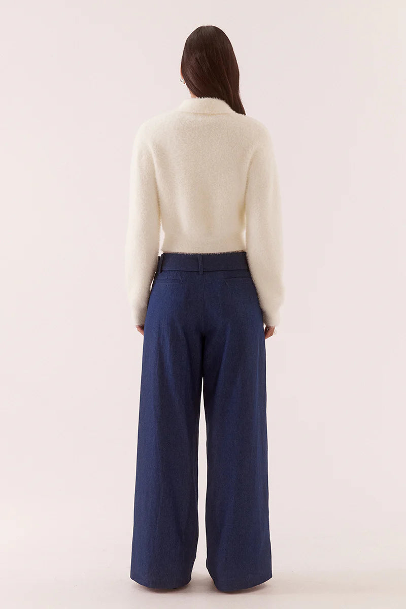 Elysian Collective Sovere Studio Fenna Knit Chalk