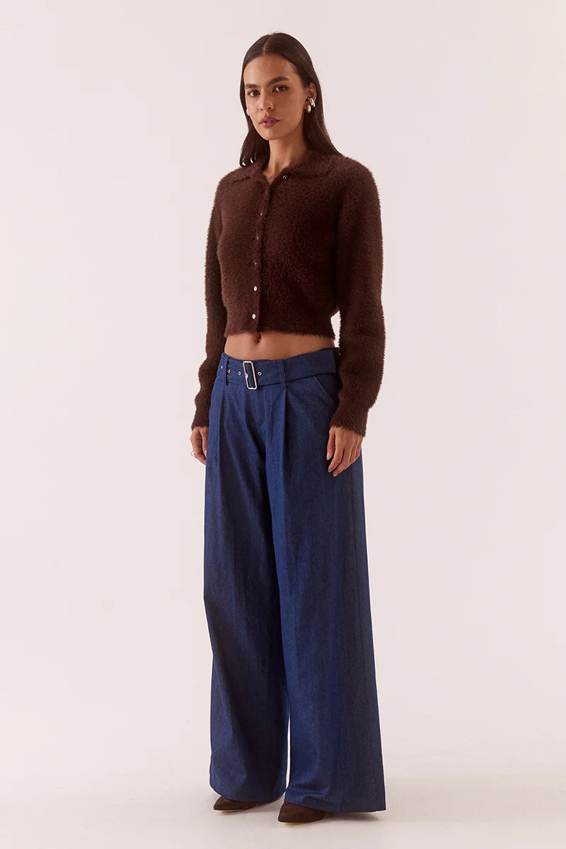 Elysian Collective Sovere Studio Fenna Knit Rum Raisin