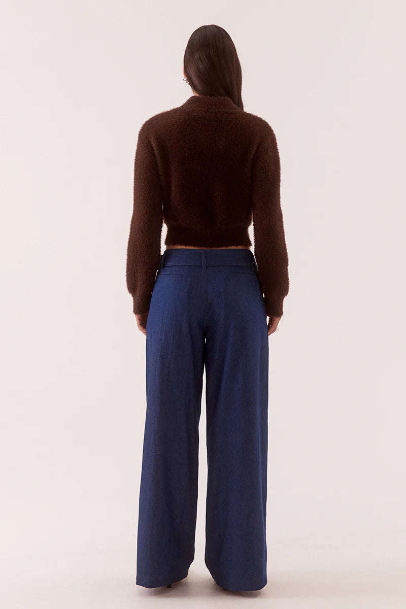 Elysian Collective Sovere Studio Fenna Knit Rum Raisin