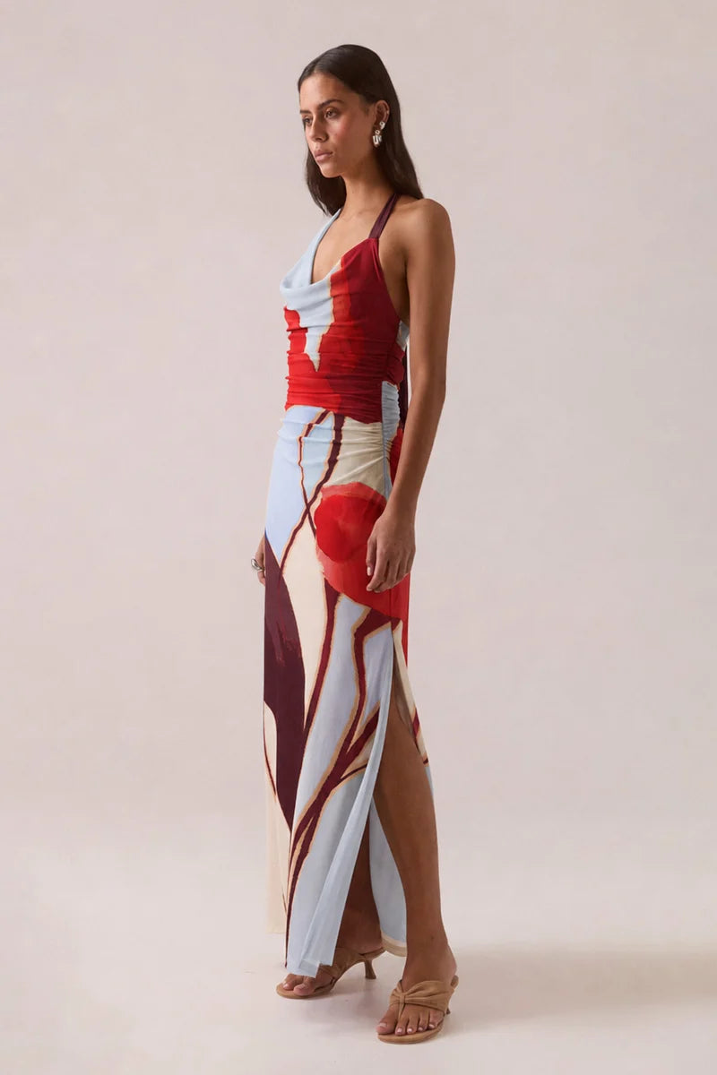 Elysian Collective Sovere Studio Kalea Dress Blue Bloom