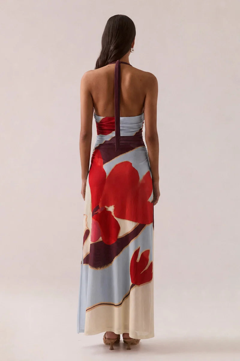 Elysian Collective Sovere Studio Kalea Dress Blue Bloom