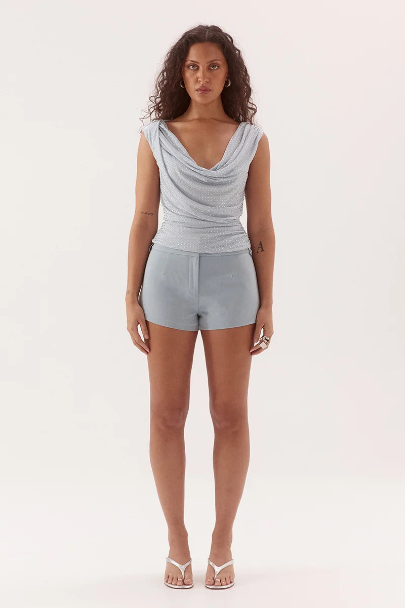 Elysian Collective Sovere Studio Kleio Crystal Top Moonbeam