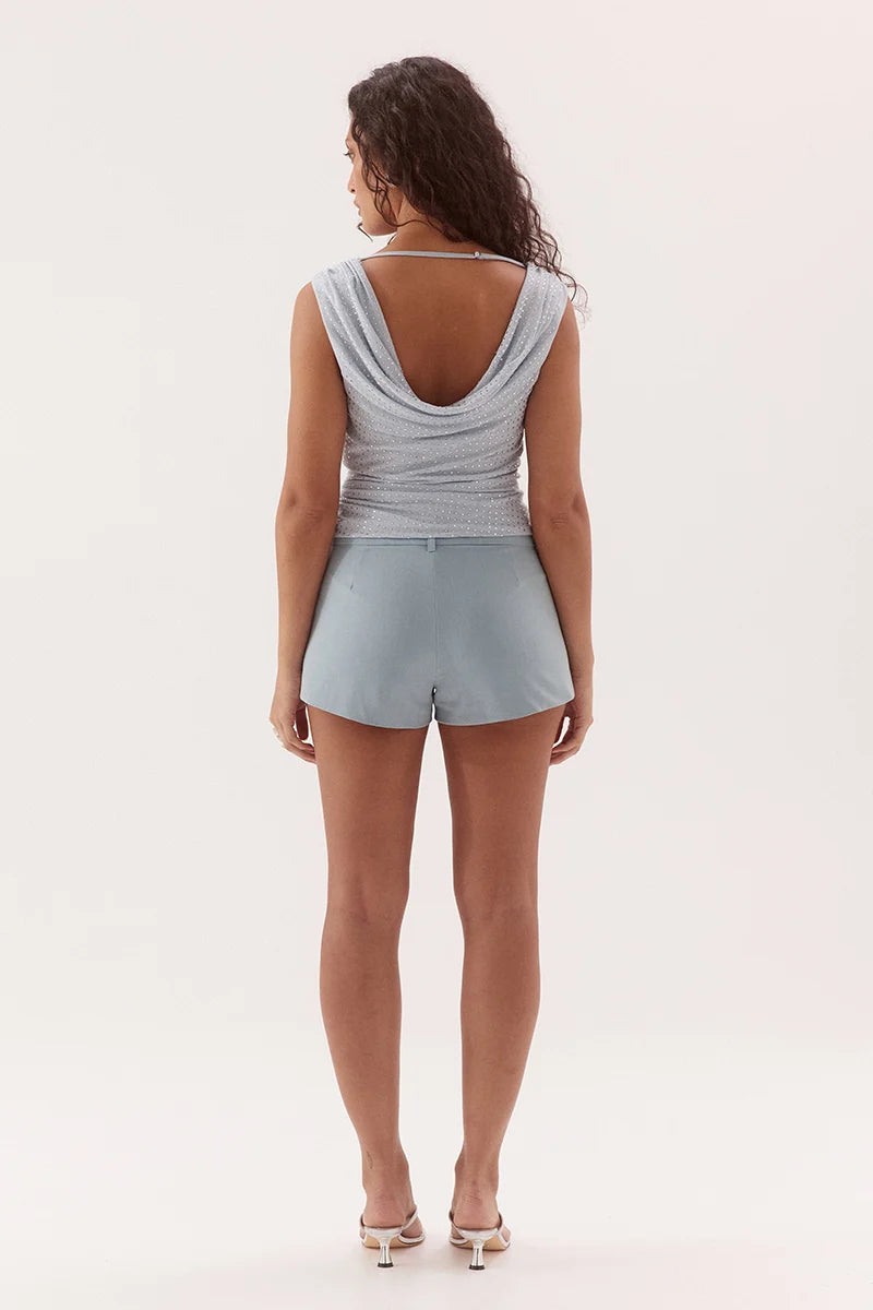 Elysian Collective Sovere Studio Kleio Crystal Top Moonbeam