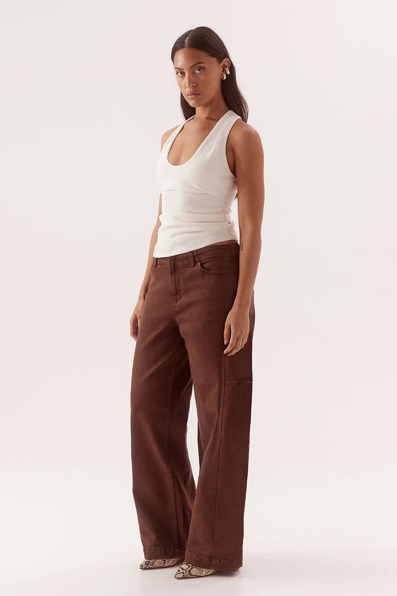 Elysian Collective Sovere Studio Lora Tank Chalk