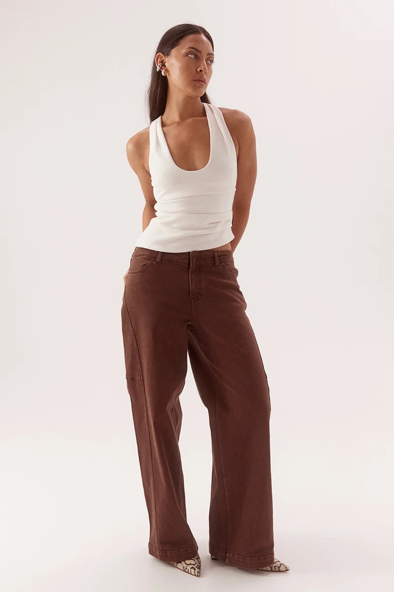 Elysian Collective Sovere Studio Lora Tank Chalk