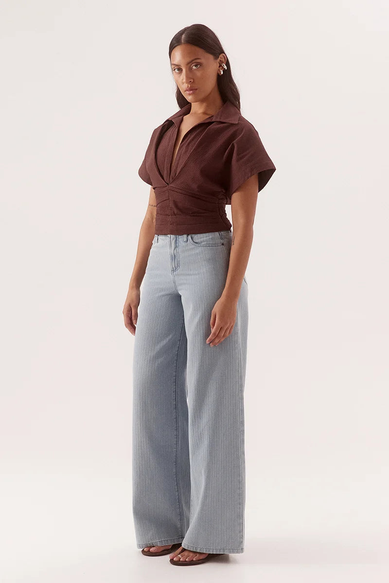 Elysian Collective Sovere Studio Lyla Crop Shirt