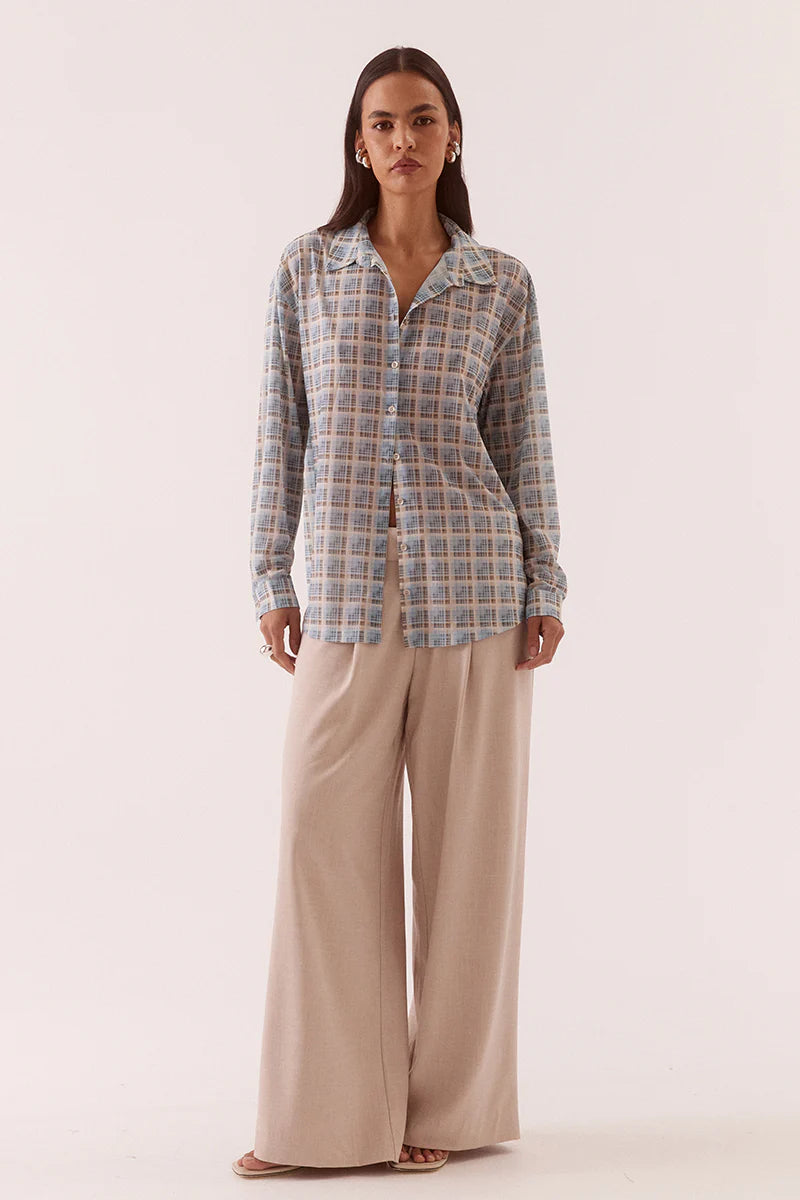 Elysian Collective Sovere Studio Novalyn Plaid Shirt