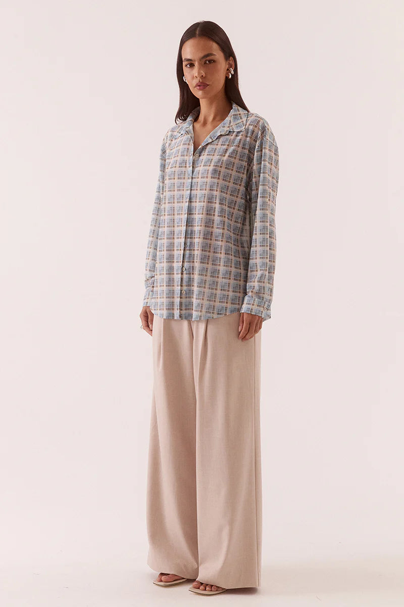 Elysian Collective Sovere Studio Novalyn Plaid Shirt
