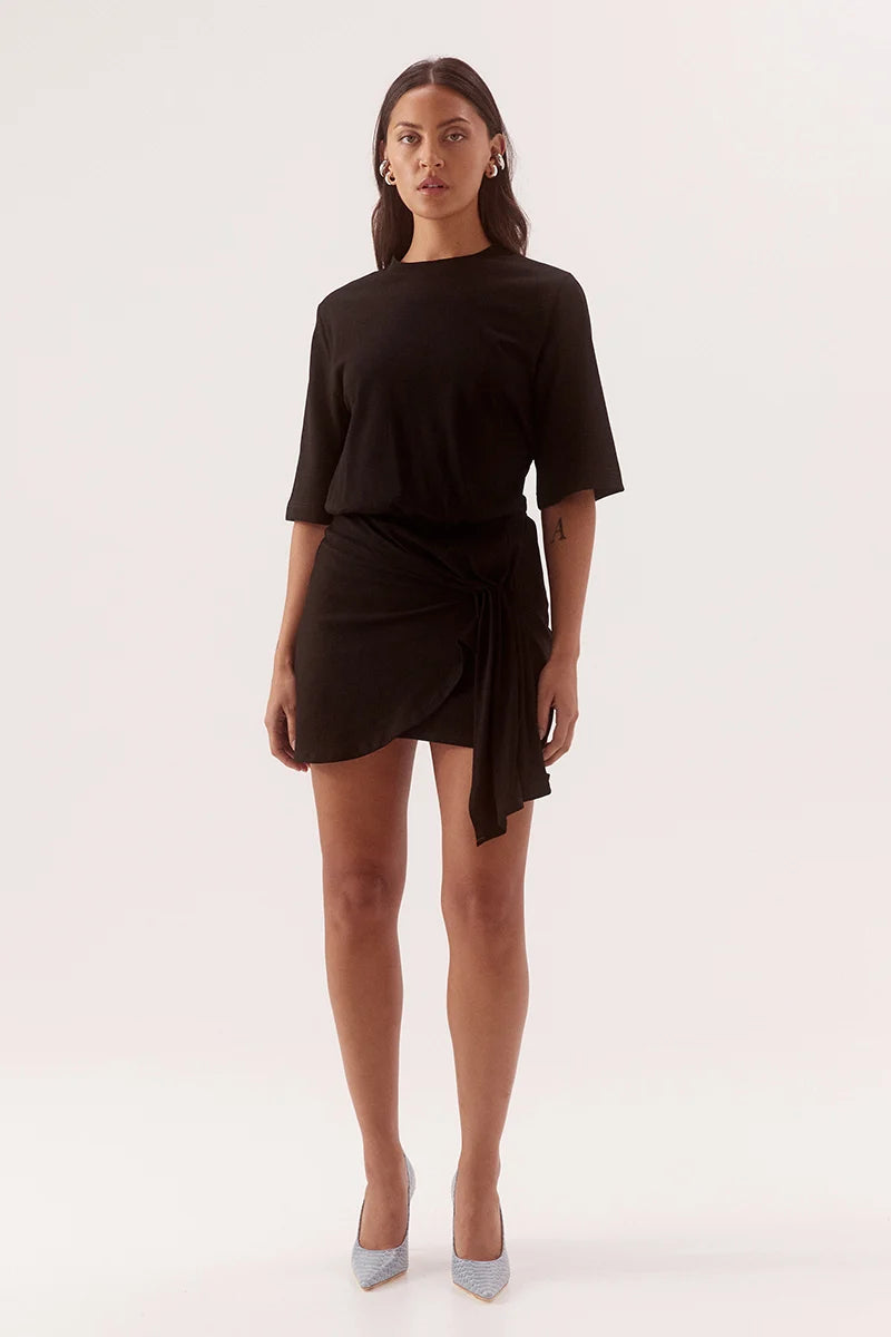 Elysian Collective Sovere Studio Sohvi Tee Dress Black