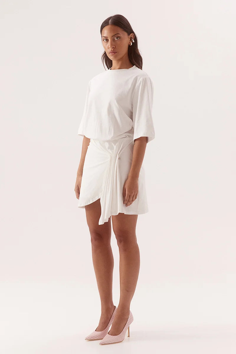 Elysian Collective Sovere Studio Sohvi Tee Dress Chalk