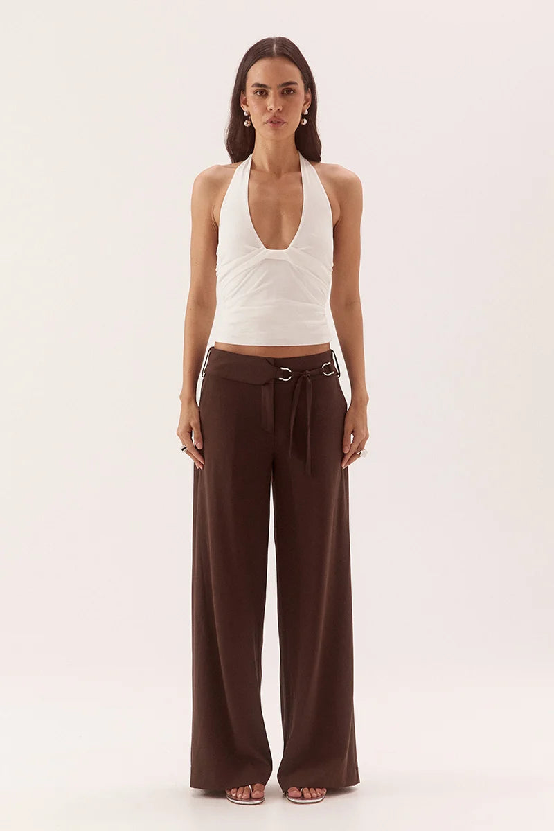 Elysian Collective Sovere Studio Tulli Top Chalk