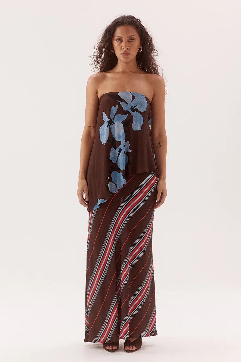 Elysian Collective Sovere Studio Zumi Combination Skirt Zumi Print Combo