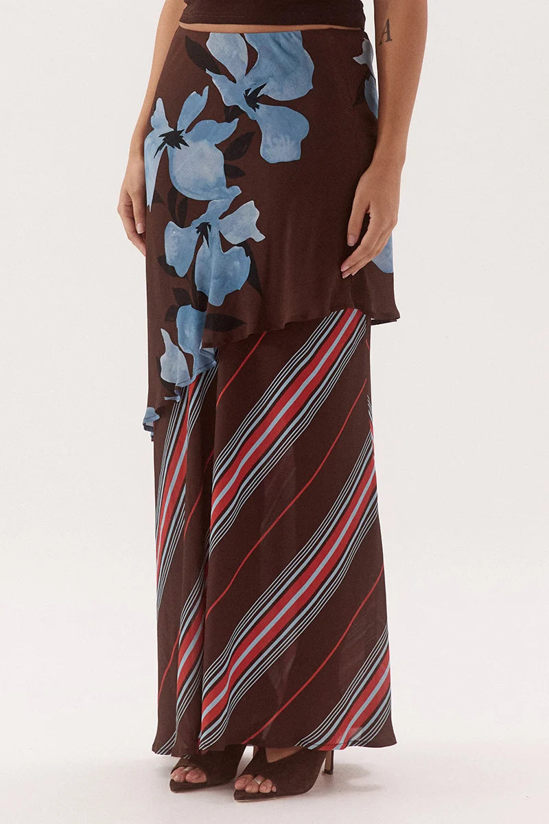 Elysian Collective Sovere Studio Zumi Combination Skirt Zumi Print Combo