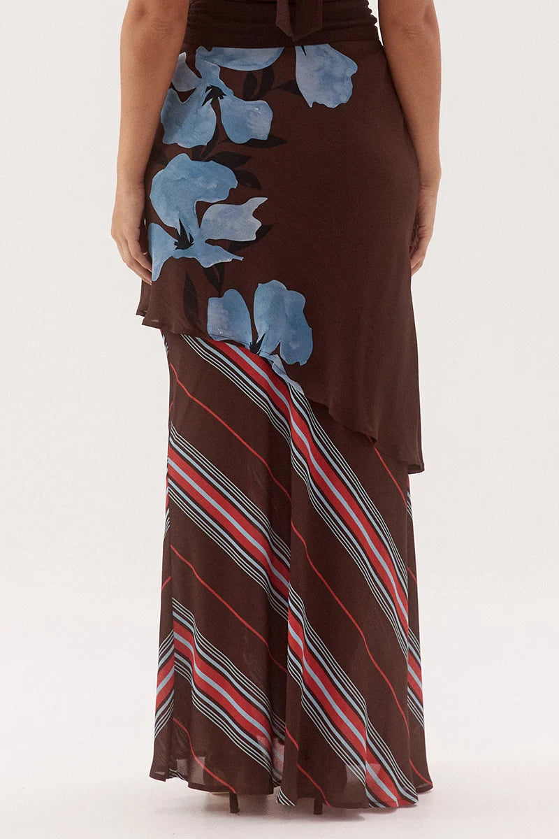 Elysian Collective Sovere Studio Zumi Combination Skirt Zumi Print Combo