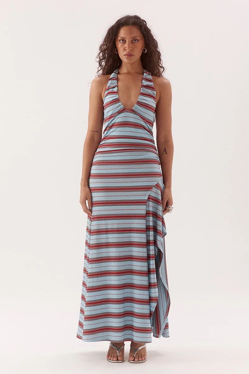 Elysian Collective Sovere Studio Zumi Dress Zumi Stripe Blue