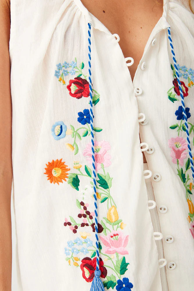 Elysian Collective Spell And The Gypsy Collective Florapaloosa Embroidered Cami Wildflower