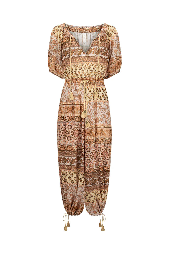 Elysian Collective Spell And The Gypsy Collective Lovers Beach Jumpsuit Mauve