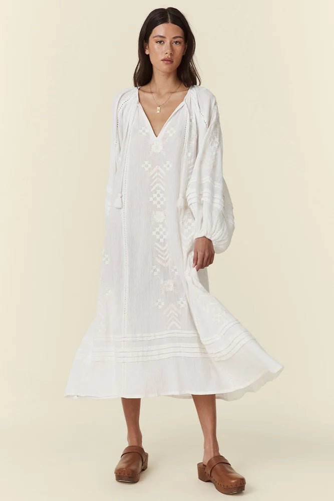 Elysian Collective Spell And The Gypsy Collective Sandbar Gown White