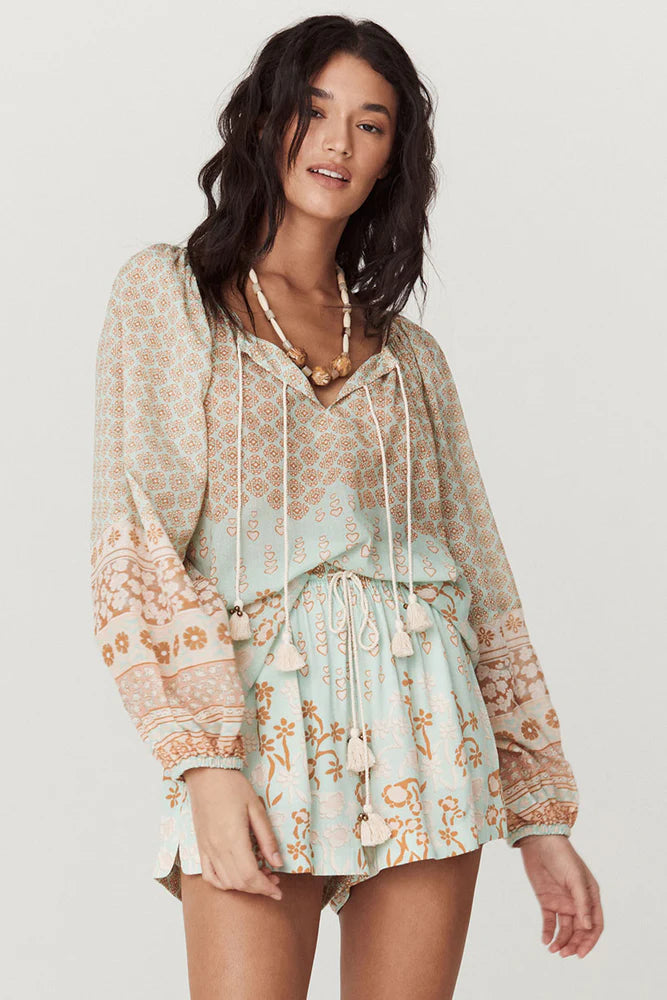 Elysian Collective Spell And The Gypsy Collective Sweet Nothings Blouse Peppermint