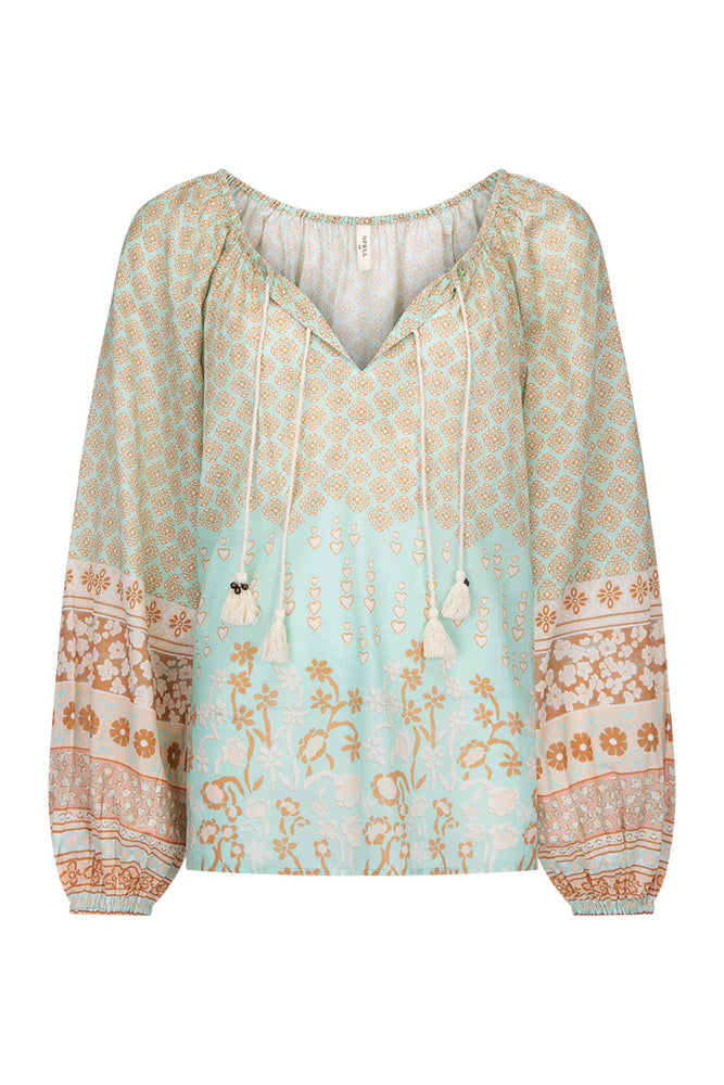 Elysian Collective Spell And The Gypsy Collective Sweet Nothings Blouse Peppermint