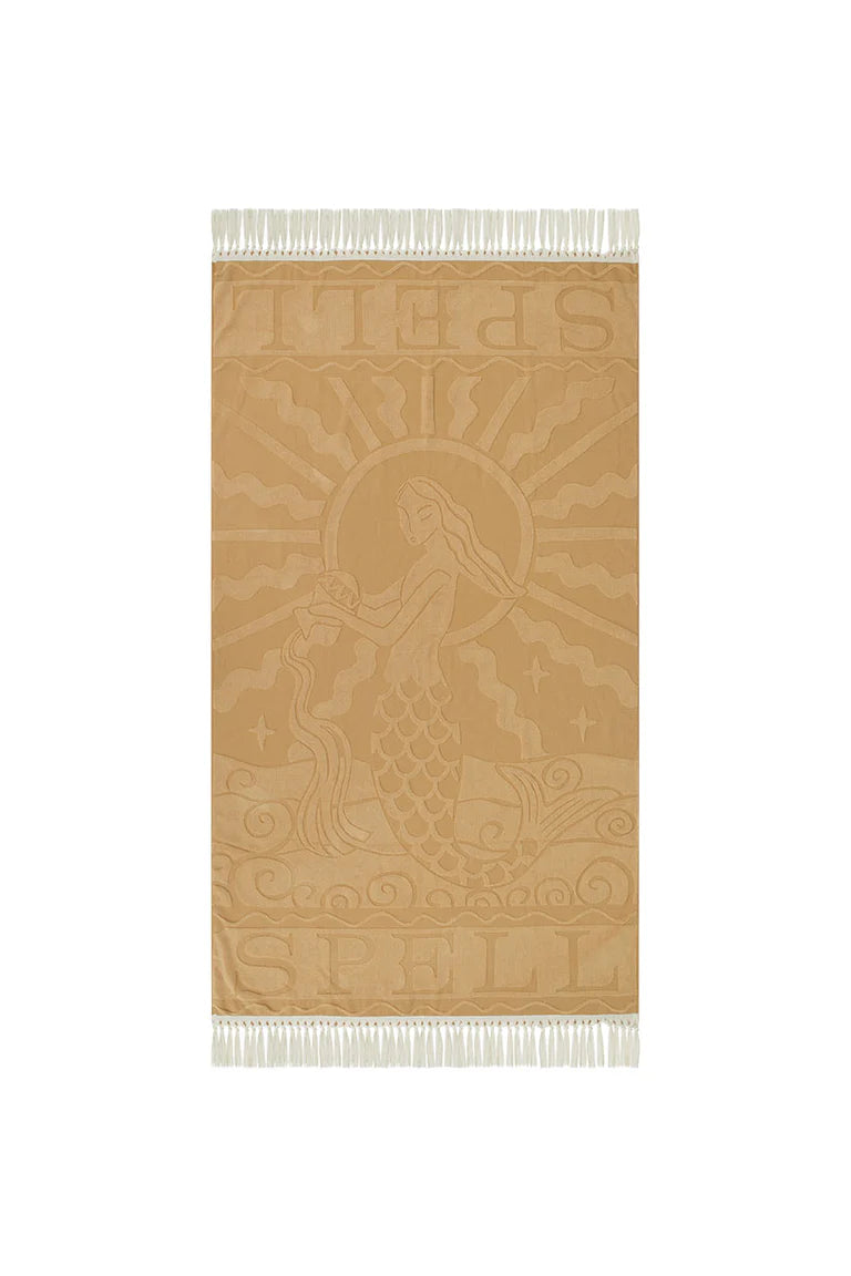 Elysian Collective Spell Aquarius Towel Sunkissed