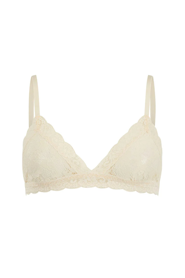 Elysian Collective Spell Lovers Lace Bralette Vintage Cream