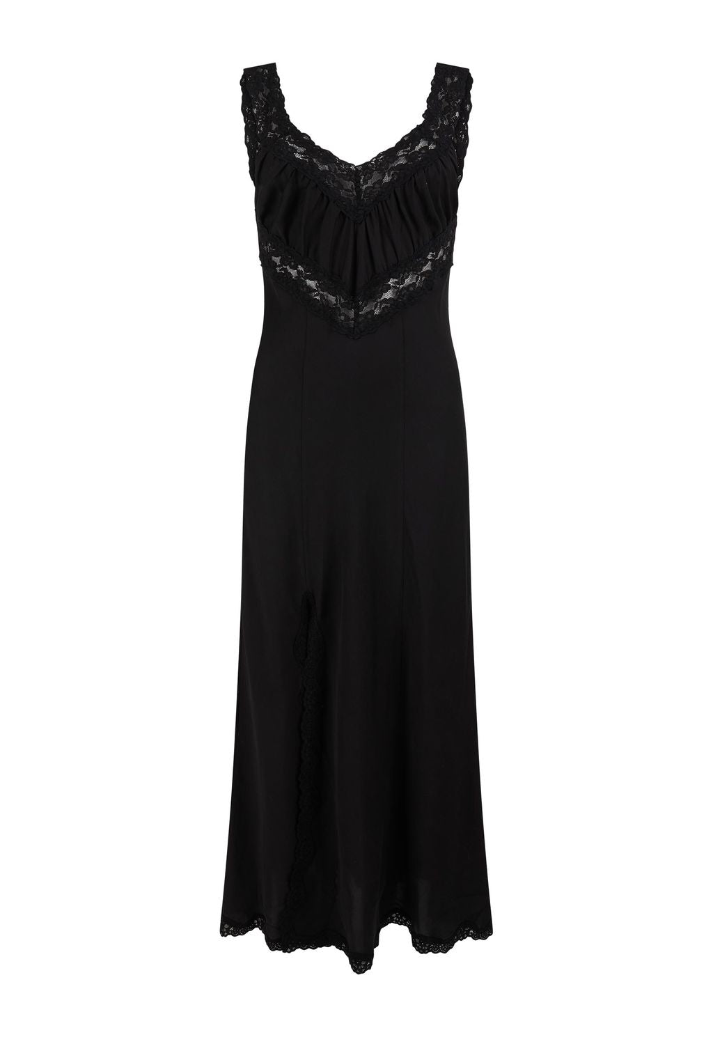 SPELL - VINA LACE SLIP DRESS (MIDNIGHT)
