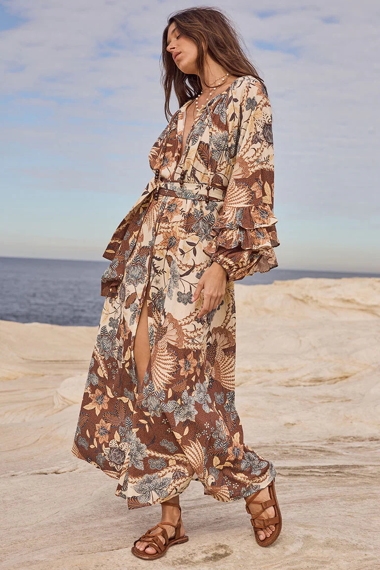 Elysian Collective Spell Volcano Goddess Gown Coconut