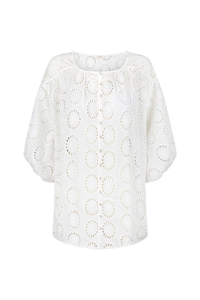 Elysian Collective Spell And The Gypsy Collective Yaya Lace Blouse Antique White