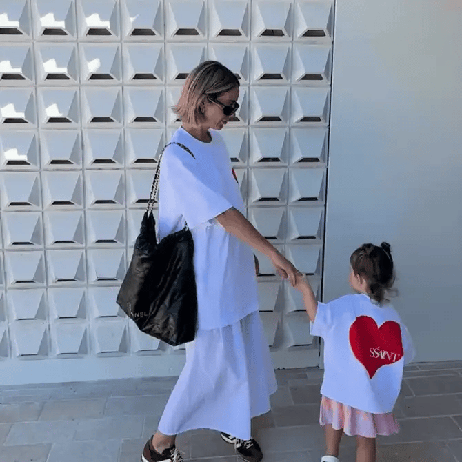 Elysian Collective Ssaint Kids Heart Tee Red