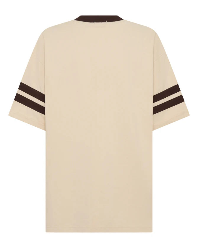 SSAINT -  22 MOTION TEE (CREAM & ESPRESSO)