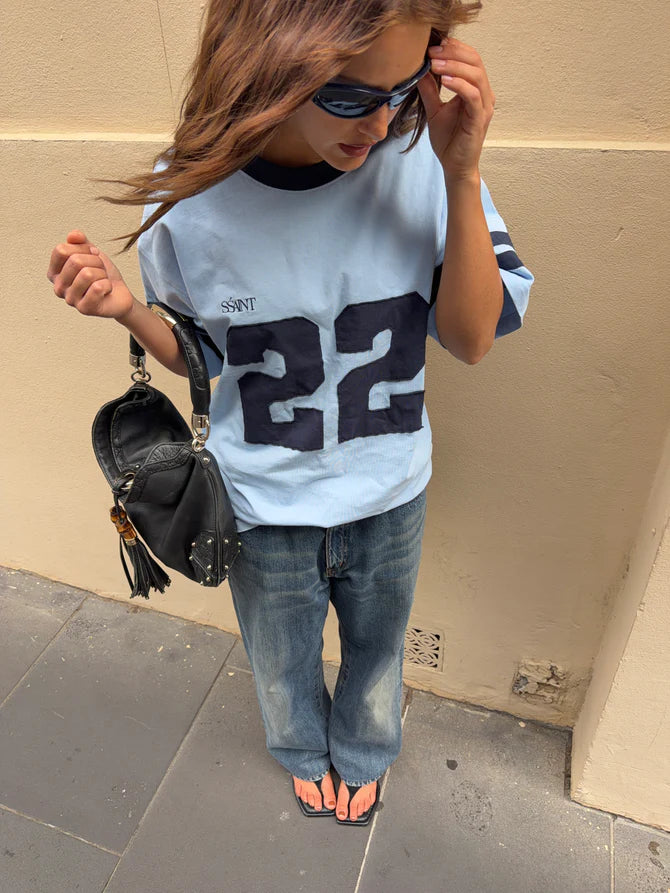 Elysian Collective Ssaint Twenty Two Motion Tee Powder Blue