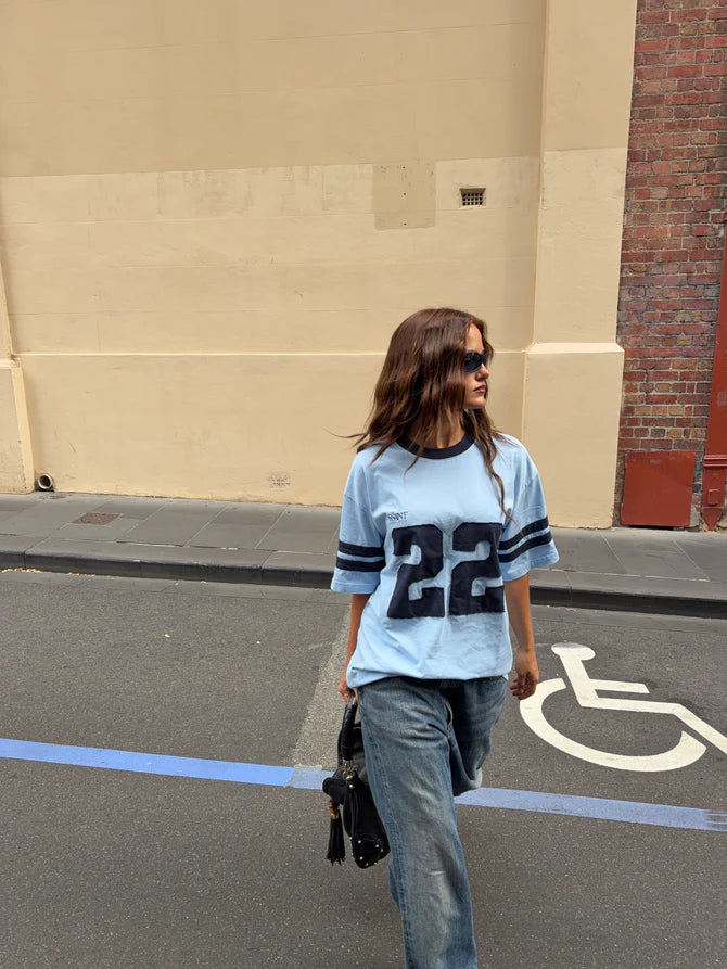 Elysian Collective Ssaint Twenty Two Motion Tee Powder Blue