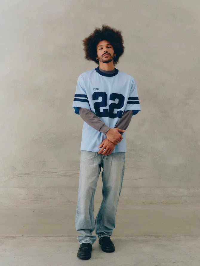 Elysian Collective Ssaint Twenty Two Motion Tee Powder Blue