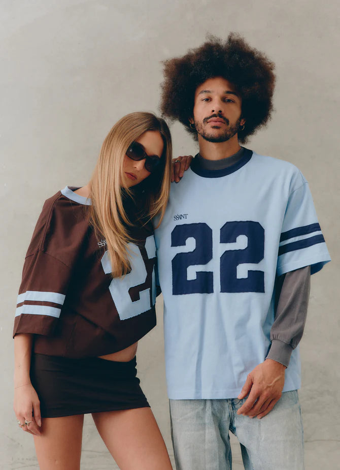 Elysian Collective Ssaint Twenty Two Motion Tee Powder Blue