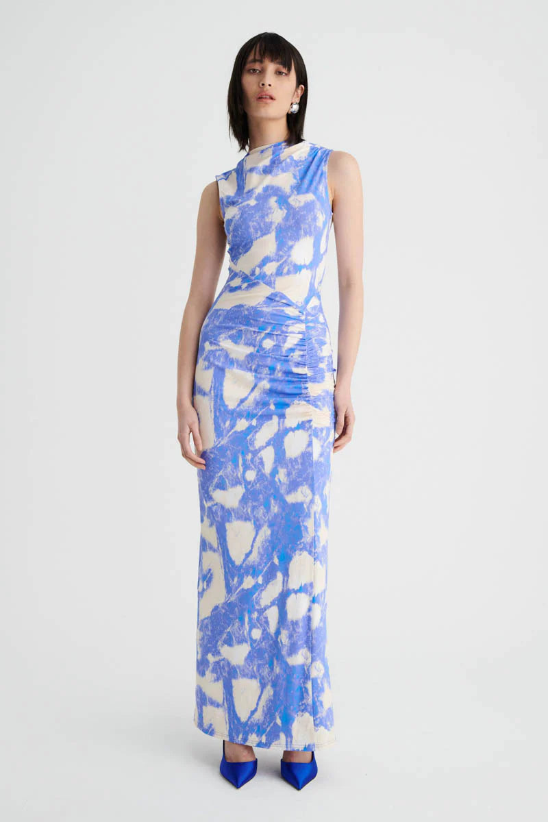 Elysian Collective Suboo Marble Sleeveless Maxi Dress