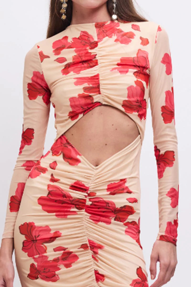 Elysian Collective Suboo Suzie Floral Long Sleeve Reversible Maxi Dress