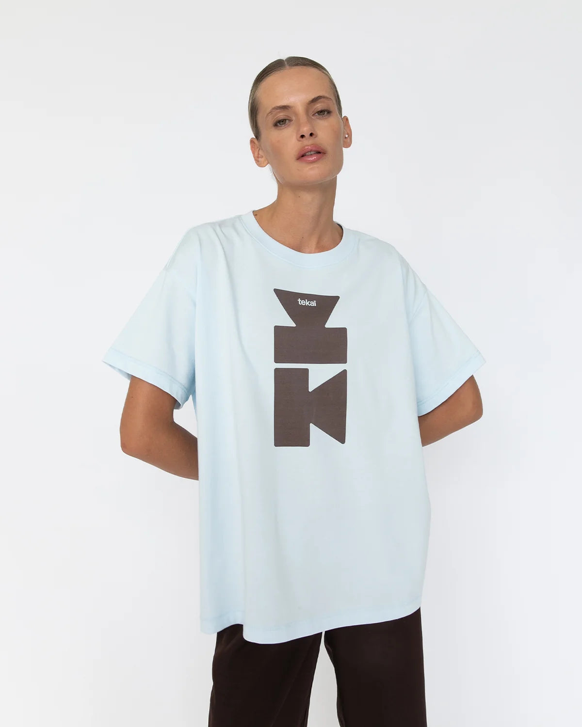 Elysian Collective Tekai Avalon Tee Sky Blue Chocolate