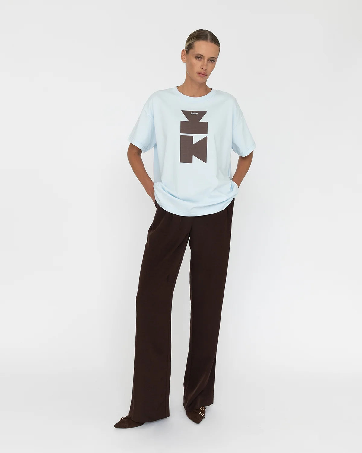 Elysian Collective Tekai Avalon Tee Sky Blue Chocolate