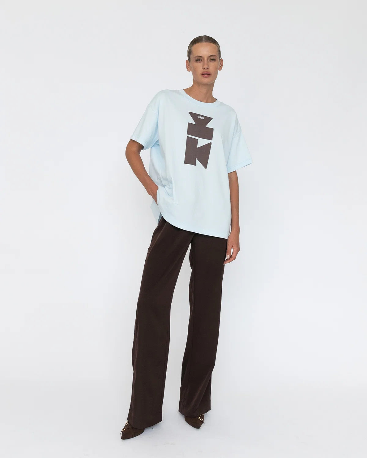 Elysian Collective Tekai Avalon Tee Sky Blue Chocolate